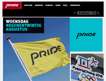 Tablet Screenshot of pridepr.nl